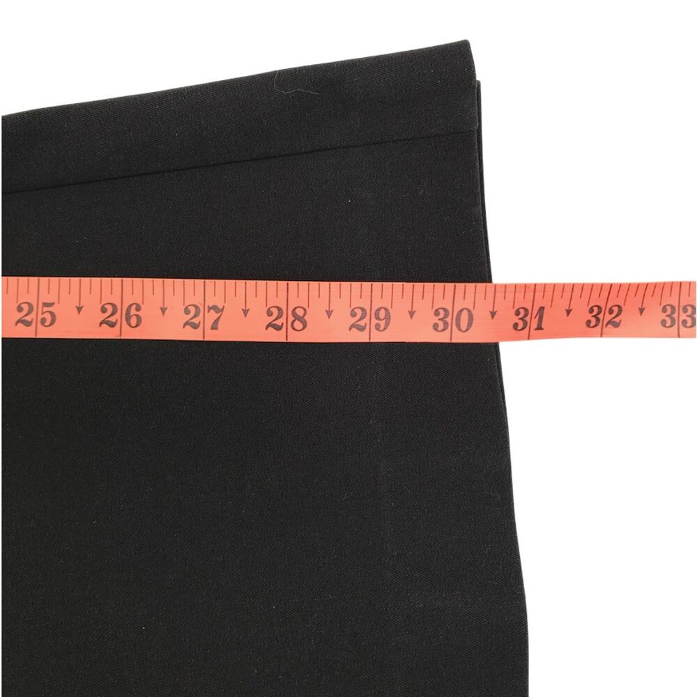 ANTHROPOLOGIE Essential Flare Pant Sz 4 Black Classic Stretch Office Business - Picture 14 of 15